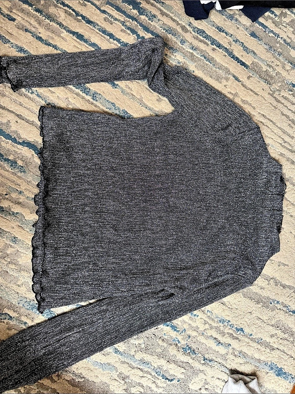 Zara Trafaluc Black long sleeve top